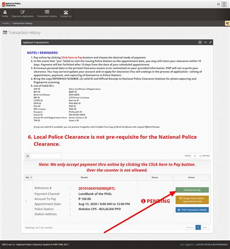 online registration for police clearance|find my police check online.